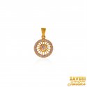 22Kt Fancy Pendant with CZ - Click here to buy online - 574 only..