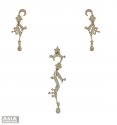 Exclusive Diamond Pendant Set - Click here to buy online - 5,936 only..
