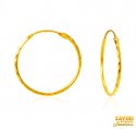 Click here to View - 22Kt Gold Hoop Earrings 