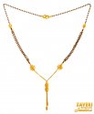 22KT Gold Beads Mangalsutra Chain - Click here to buy online - 1,578 only..