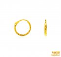 Click here to View - 22Kt Gold Hoop Earrings 