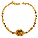 Meenakari Fancy Bracelet 22k Gold - Click here to buy online - 1,630 only..