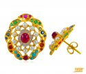 Click here to View - Gold Earrings with Gemstones 
