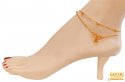 22Kt Gold Two Tone  Anklets (2 PC) - Click here to buy online - 2,460 only..