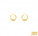 22 Karat Gold Hoop Earrings - Click here to buy online - 589 only..