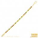 22Kt Gold Fancy Meenakari Bracelet - Click here to buy online - 2,074 only..
