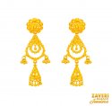 22 kt Yellow Gold Earrings - Click here to buy online - 1,864 only..
