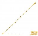 22K Gold Balls Bracelet - Click here to buy online - 762 only..