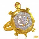22 Kt Gold Tortoise Ring - Click here to buy online - 993 only..