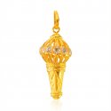 22kt Hamuman Gada pendant  - Click here to buy online - 2,231 only..