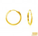 Click here to View - 22Kt Gold Fancy Hoop Earrings 