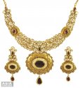22K Exclusive Bridal Antique Set - Click here to buy online - 21,925 only..