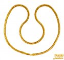 22KT Gold Fox Tail Chain (24 Inch) - Click here to buy online - 17,557 only..