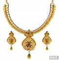 22k Antique Gold Set  - Click here to buy online - 15,271 only..