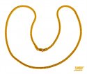 22 Kt Gold Plain Chain - Click here to buy online - 2,776 only..