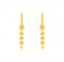 22Kt Gold Long Fancy Earrings - Click here to buy online - 707 only..