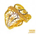 22 kt Gold CZ Ring - Click here to buy online - 846 only..