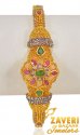 22k Gold Antique Bangle with stones - Click here to buy online - 3,697 only..
