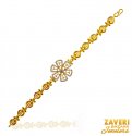 22k Fancy Gold Watch Style Bracelet - Click here to buy online - 2,979 only..