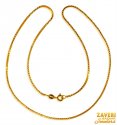22 Karat Gold Chain 16in - Click here to buy online - 1,219 only..