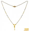22KT Gold Beads Mangalsutra Chain - Click here to buy online - 993 only..