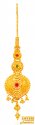 Click here to View - 22Kt Gold Fancy Stone Maang Tikka 