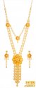 21K long Necklace Set - Click here to buy online - 14,350 only..
