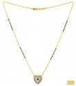 22K Gold Exclusive Mangalsutra Chain - Click here to buy online - 1,519 only..