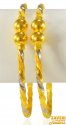 Click here to View - 22 kt Gold Bangles (2 Pcs) 