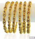 22k Antique Bangles(6 Pcs) - Click here to buy online - 14,873 only..