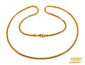 22 Kt Gold Two Tone Chain - Click here to buy online - 2,334 only..