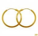 Click here to View - 22 Kt Gold Hoop Earrings  