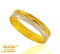 22 Kt Two Tone Gold Band - Click here to buy online - 400 only..