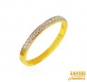 22kt Gold CZ Band - Click here to buy online - 442 only..