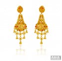 Filigree 22k Gold Earrings - Click here to buy online - 2,684 only..