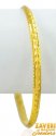 22Kt Gold Bangles 1 PCs - Click here to buy online - 2,197 only..