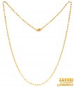 Click here to View - 22Kt Gold Beads Long Chain 