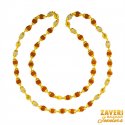 22 Kt Gold Rudraksh Mala  - Click here to buy online - 5,612 only..