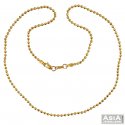 22k Fancy Gold Chain(16 inch) - Click here to buy online - 1,404 only..