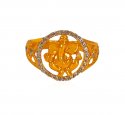 22K Gold Ganesha Ring - Click here to buy online - 1,185 only..