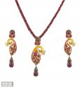 Victorian Pendant Set (Nizam) - Click here to buy online - 3,696 only..
