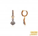 Click here to View - 18Kt Rose Gold Diamond Earrings 