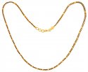 22Kt Gold Beads Mangalsutra Chain - Click here to buy online - 1,825 only..