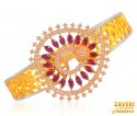 22 Kt Gold Signity Bangle - Click here to buy online - 7,442 only..