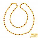 22 kt Gold Rudraksh Mala  - Click here to buy online - 3,636 only..