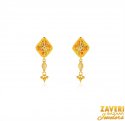 22Kt Gold Three Tone Fancy Earrings - Click here to buy online - 1,419 only..