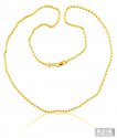 Click here to View - 22K Decent Gold Ball Chain   