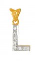 22K Gold ( L ) Pendant - Click here to buy online - 415 only..