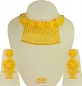 22Kt Gold Necklace Set  - Click here to buy online - 12,467 only..