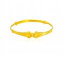 22K Gold Kids Kada 1 PC - Click here to buy online - 1,008 only..